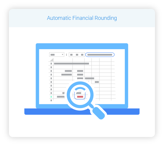 Automatic Financial Rounding